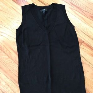 Express Black Sweater Vest Size Small
